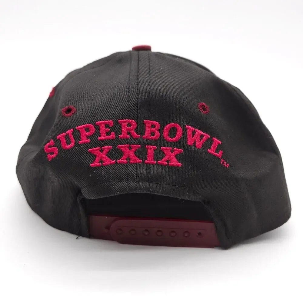 1995 Super‎ Bowl XXIX 29 Chargers VS 49ers Logo 7 Snapback Trucker Hat Ball Cap